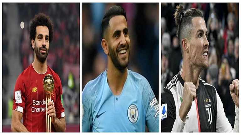 رونالدو ومحرز وصلاح محرز وصلاح ورونالدو