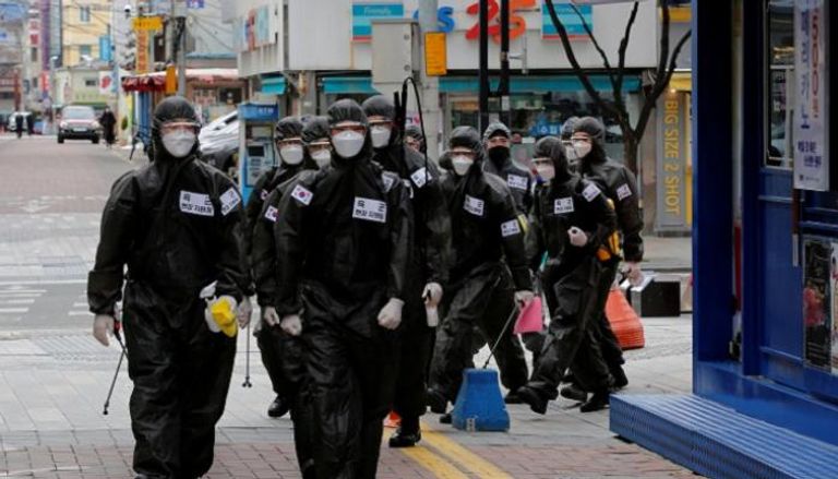 كورونا يصيب 9 آلاف و661 شخصا في كوريا الجنوبية