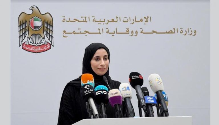 الدكتورة فريدة الحوسني المتحدث الرسمي للقطاع الصحي في الإمارات