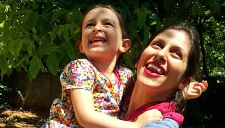 البريطانية نازانين زغاري راتكليف قبل اعتقالها في إيران