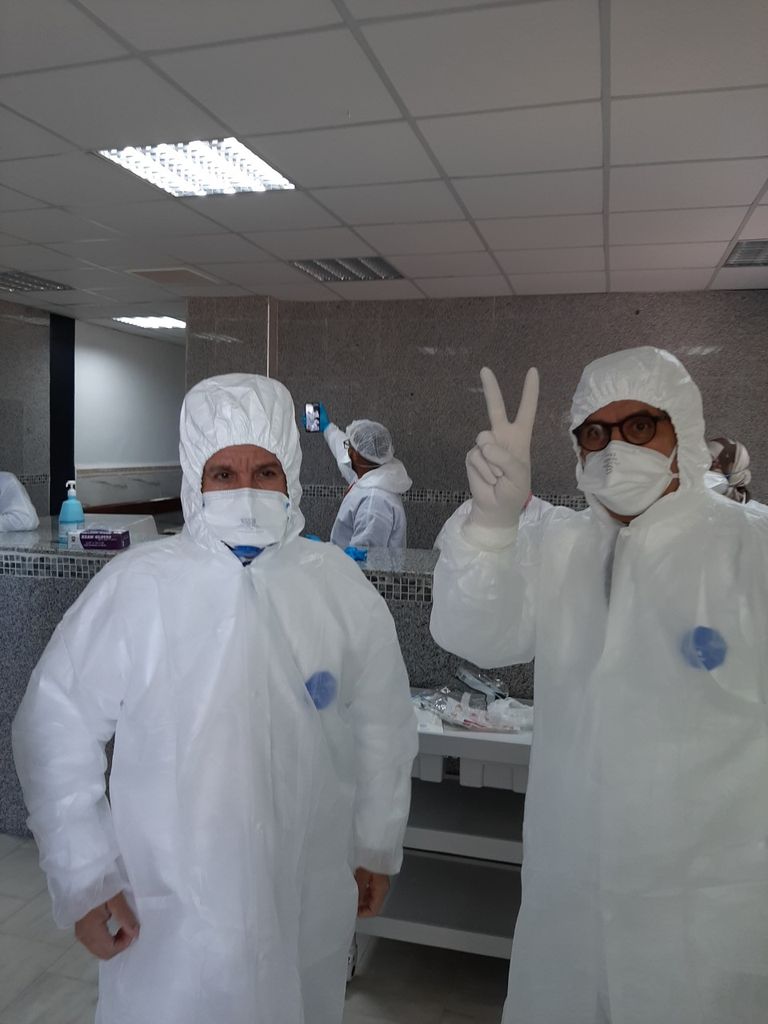 زيارة رئيس الوزراء الجزائري إلى مستشفى البليدة