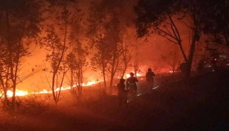 الحريق اندلع في إقليم سيتشوان الجبلي