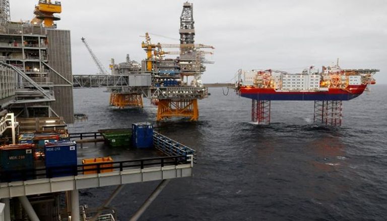 منصة نفطية في بحر الشمال- رويترز