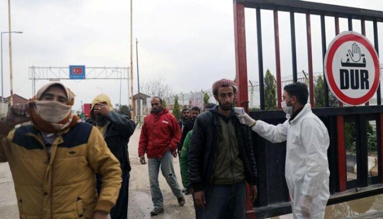  معبر باب السلام ببلدة أعزاز على الحدود السورية التركية