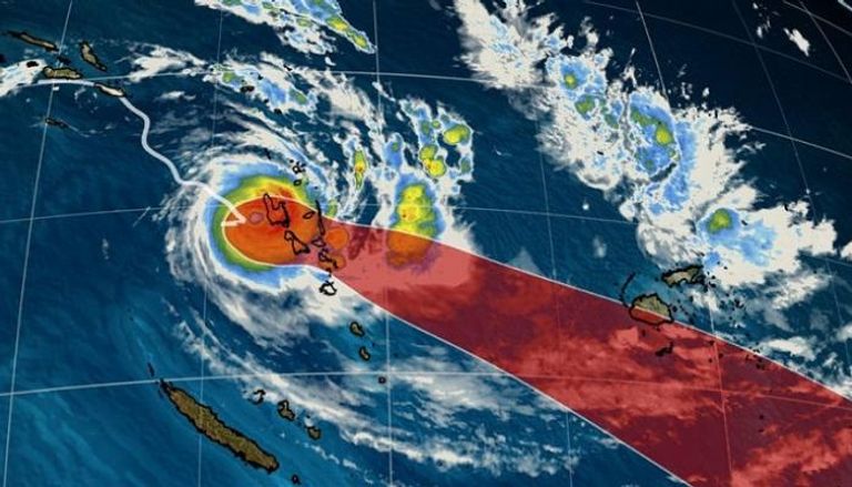 إعصار مداري قوي يضرب فانواتو