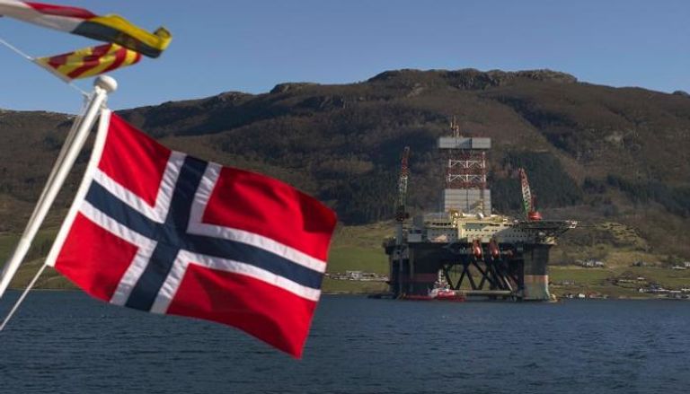 منصة نفط في بحر الشمال بالنرويج
