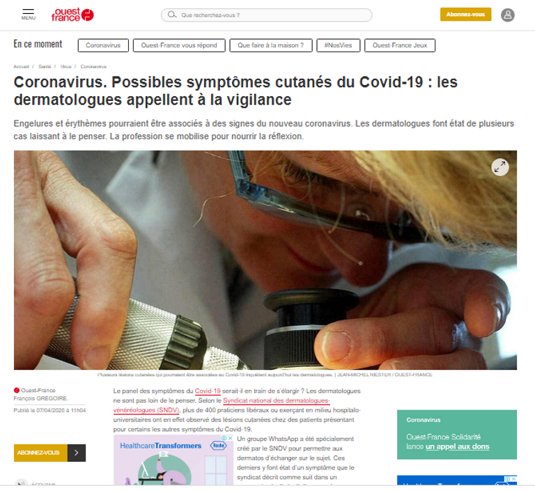 فرنسا تخطت عتبة 10 آلاف وفاة نتيجة مضاعفات فيروس كورونا