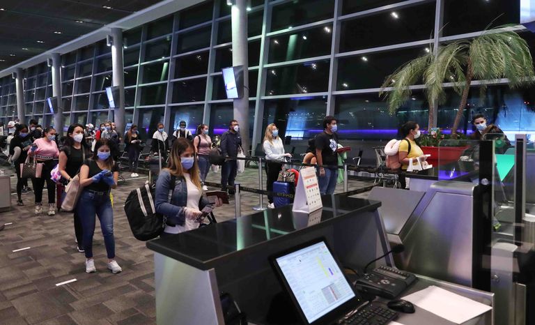 جانب من المساعدات الإماراتية إلى كولومبيا