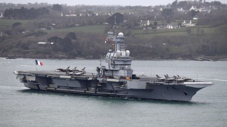 حاملة الطائرات الفرنسية شارل ديجول - أرشيفية