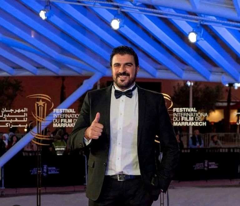 الفنان المغربي ياسين أحجام في مهرجان المركز الدولي للفيلم بمراكش