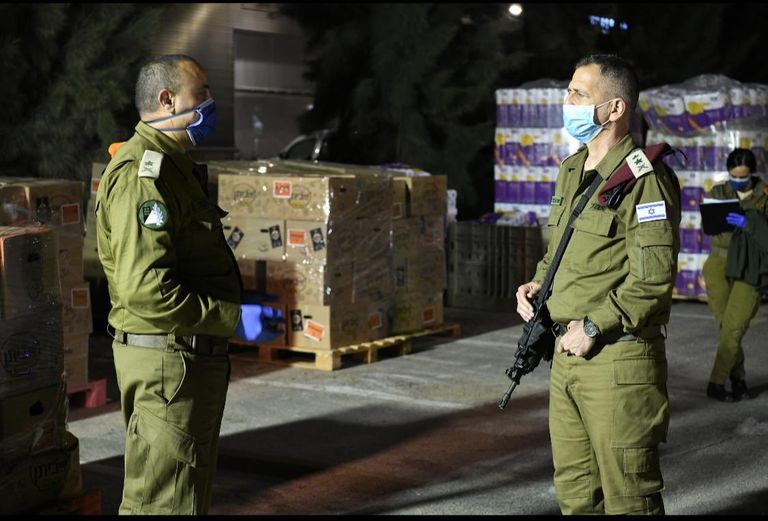 الجيش الإسرائيلي في إحدى المدن