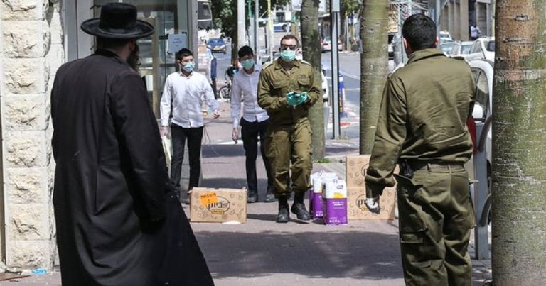 الجيش الإسرائيلي في إحدى المدن