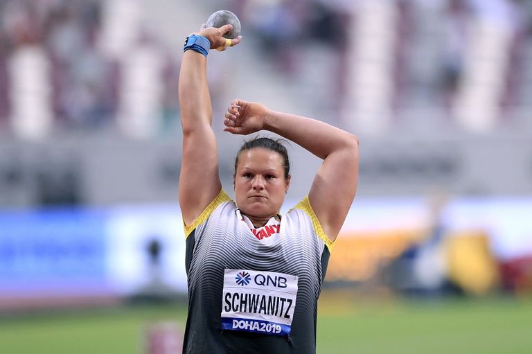 كريستينا شفانيتز نجمة دفع الجلة الألمانية