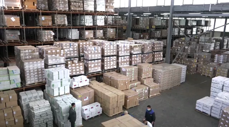 الصيدلية المركزية بالعاصمة جانب من اجتماع الرئيس الجزائري مع هيئة رصد فيروس كورونا