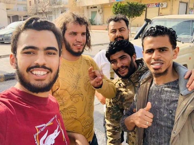 المطلوب دوليا البيدجا يظهر في صبراتة عناصر من مليشيات طرابلس الموالية لحكومة الوفاق - أرشيفية