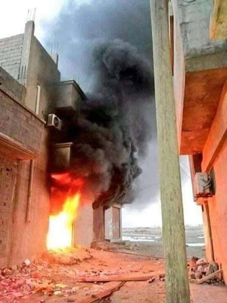 جرائم الإرهابيين في صبراتة عناصر من مليشيات طرابلس الموالية لحكومة الوفاق - أرشيفية