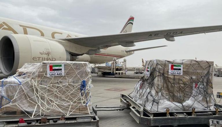 أطنان من المساعدات الطبية الإماراتية إلى إثيوبيا 