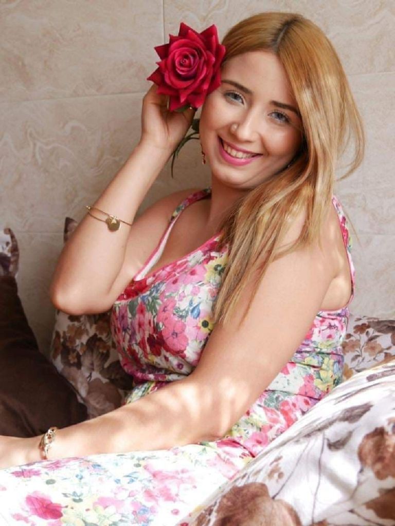 سلمى حبيبي في كواليس أحد الأفلام