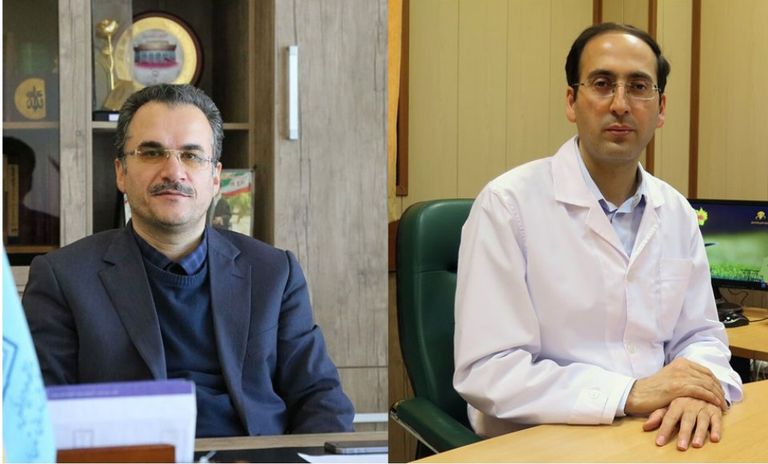 من اليمين: إسماعيل فرزانة وقدرت أخوان أكبري كورونا ينتشر داخل أغلب أقاليم إيران