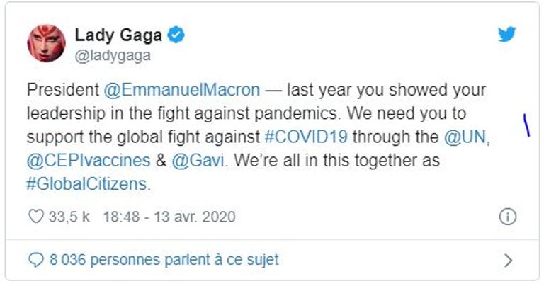 النجمة الأمريكية ليدي جاجا