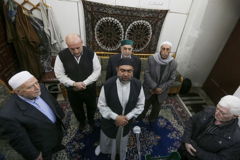 خلال "أذان الجوق" بالجامع الأموي