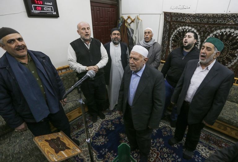 خلال "أذان الجوق" بالجامع الأموي