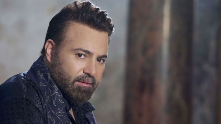 عاصي الحلاني المطرب المصري تامر حسني - أرشيفية