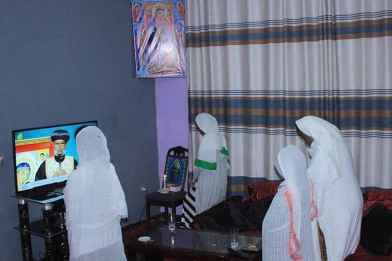 إحدى كنائس العاصمة الإثيوبية أديس أبابا 