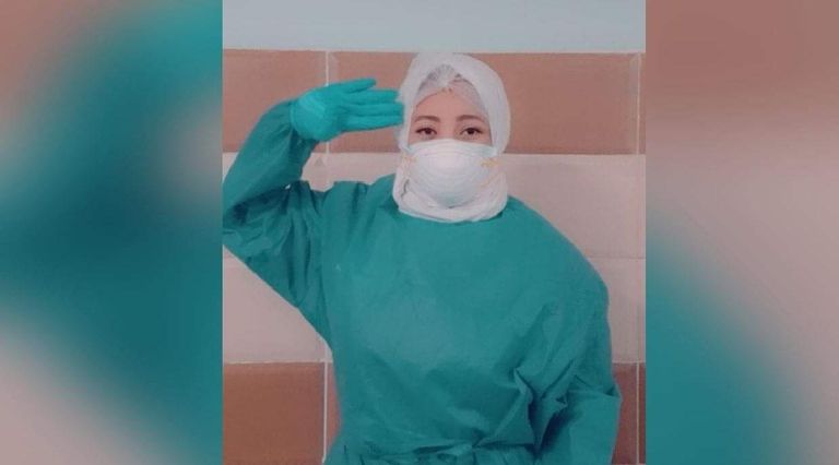 الممرضة المصرية أميرة زكريا