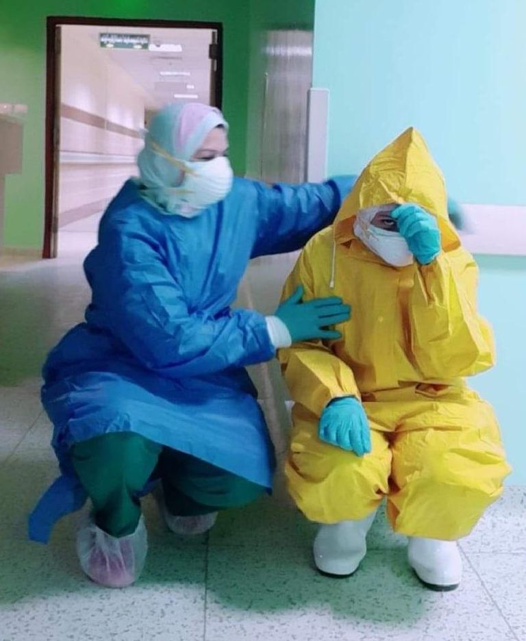 الممرضة المصرية أميرة زكريا