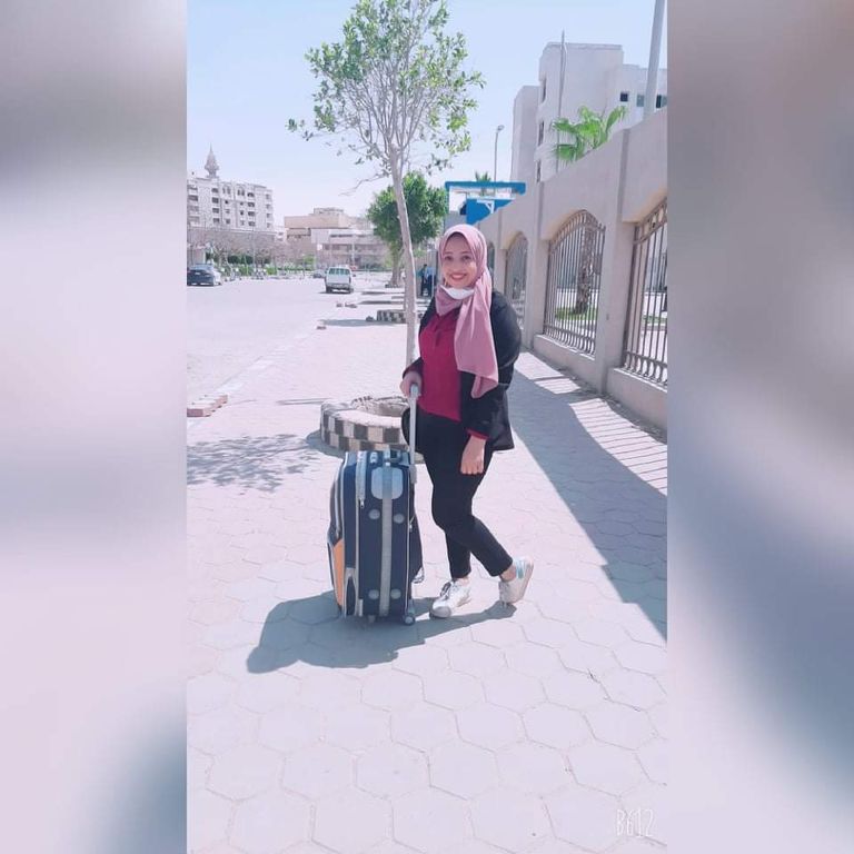 الممرضة المصرية أميرة زكريا