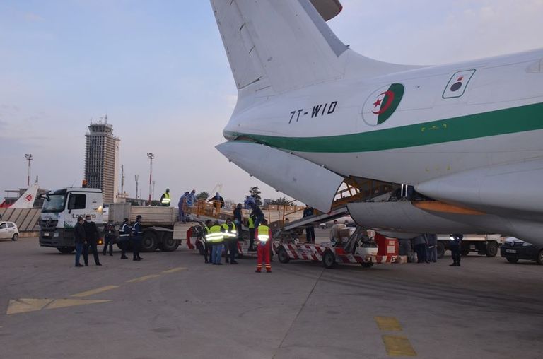 الشحنة الثالثة للمعدات الطبية التي وصلت من الصين إلى الجزائر