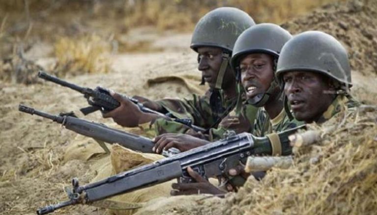 جنود كينيون على الحدود الصومالية - أ ف ب