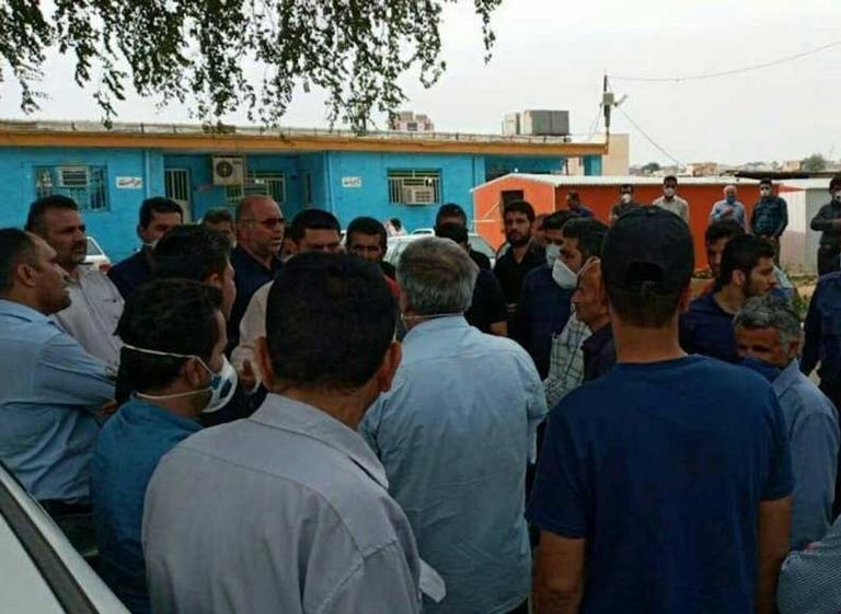 احتجاجات عمالية في جنوب غربي إيران