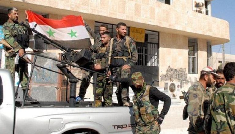 عناصر من الجيش السوري 