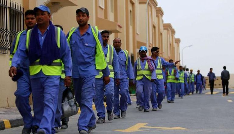 عمال مهاجرون في قطر- أرشيفية