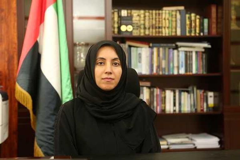 الدكتورة نضال محمد الطنيجي من إعلان الدار عن فعاليات رمضان