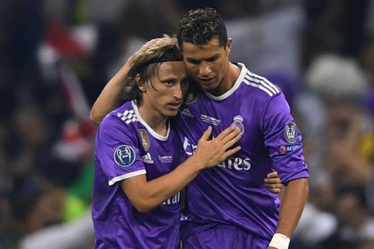 مودريتش ورونالدو كريستيانو رونالدو