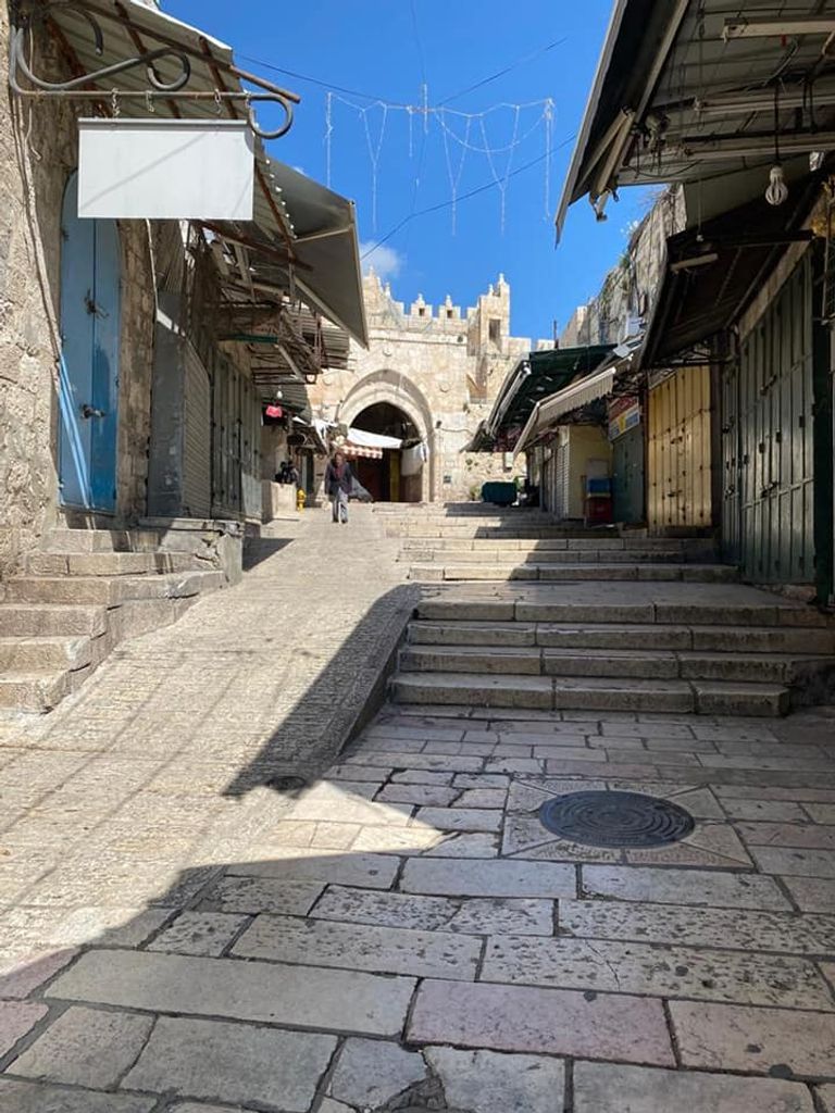 أزقة البلدة القديمة خالية وحزينة