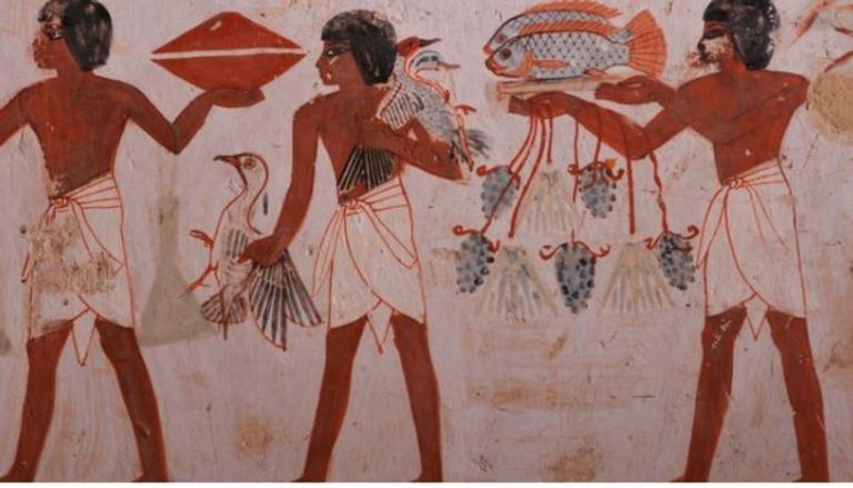 نقوش فرعونية توضح طقوس الصيام في مصر القديمة