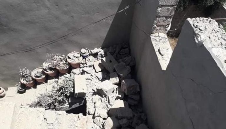 جانب من آثار قصف مليشيات طرابلس لمنازل المدنيين