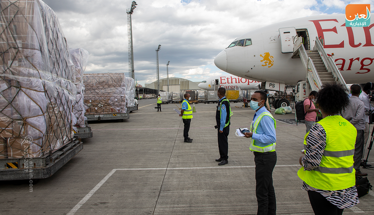 جانب من الإمدادات الوقائية