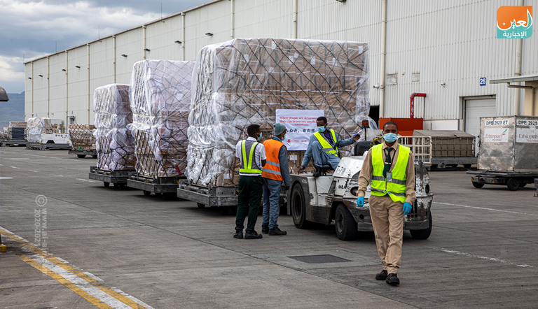 جانب من الإمدادات الوقائية