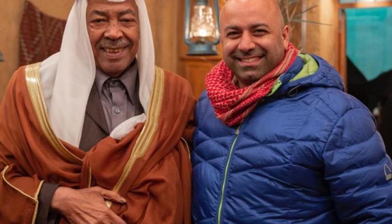 عبدالله بوشهري مع النجم سعد الفرج