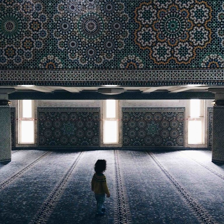 مسجد روما الكبير من الخارج