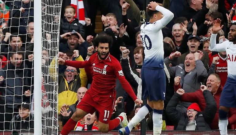 محمد صلاح أمام أرسنال