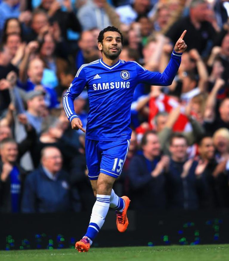 محمد صلاح أمام أرسنال