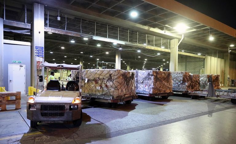 طائرة إماراتية تحمل إمدادات طبية