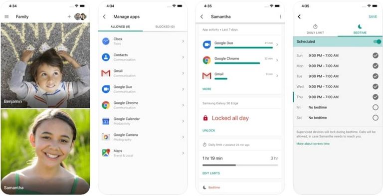 تطبيق Google Family Link استخدم أدوات