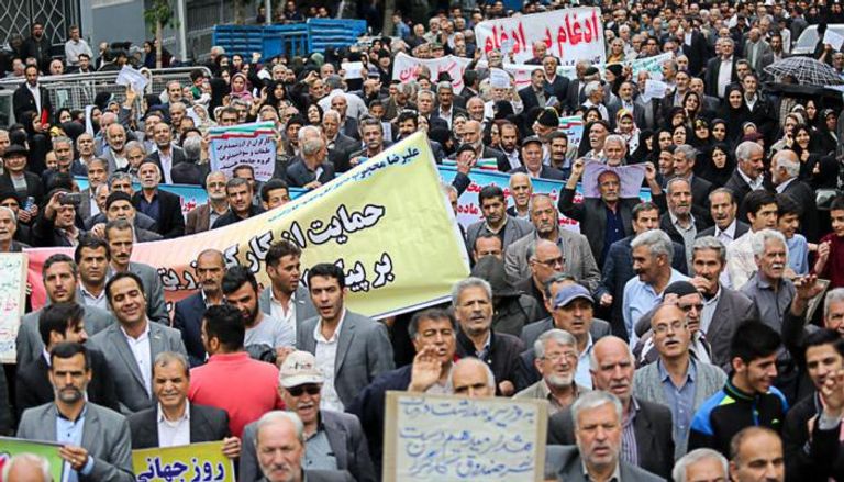 احتجاجات عمالية في إيران - أرشيفية